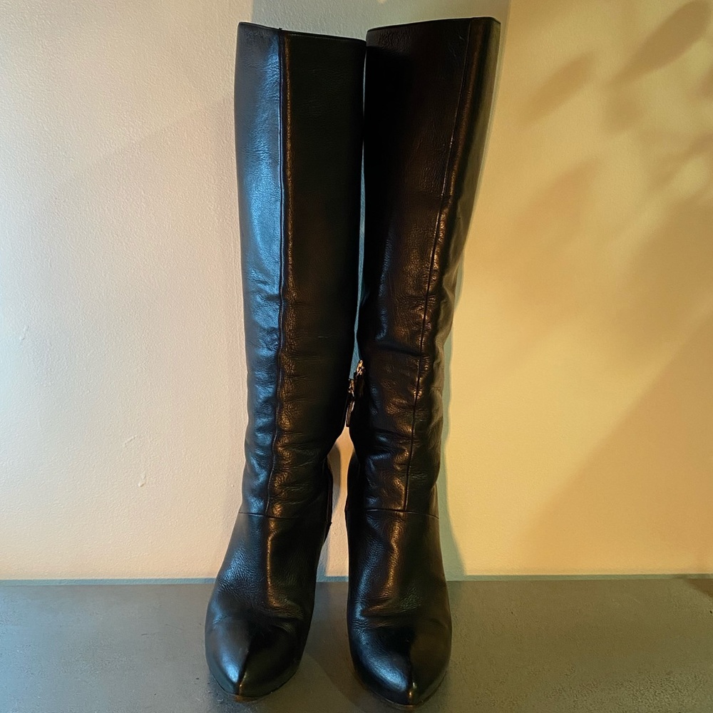 Gucci Darwin Nero Tall Leather Boots - Picture 5 of 10